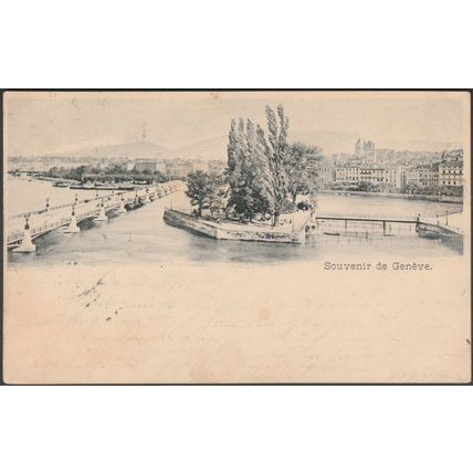 Souvenir de Genève, 1900 - CPA
