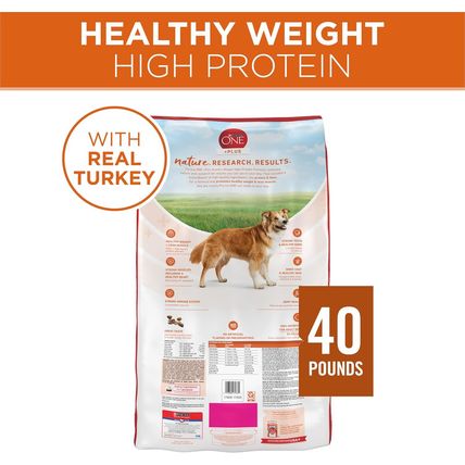 Purina ONE plus Healthy Weight High-Protein Dog Food Dry Formula - 40 Lb. Bag