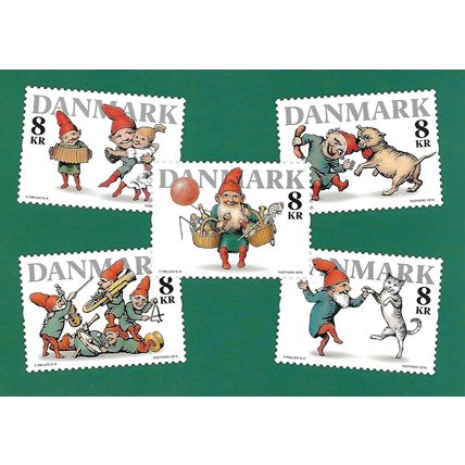 Post Office Postcard: Christmas Elves
