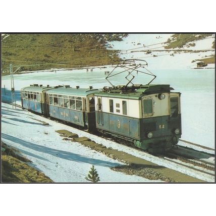 Cremallera de Nuria FMGP Serie E 1 a E 4, c.1980s - Ferroviaries Tarjeta Postal