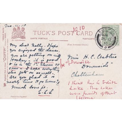 ED 62. HEAVY HORSE - HOLLY DAYS. PRINTED POSTCARD