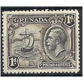 Grenada 1934 SG136 1d Black & Sepia Mounted Mint .. .