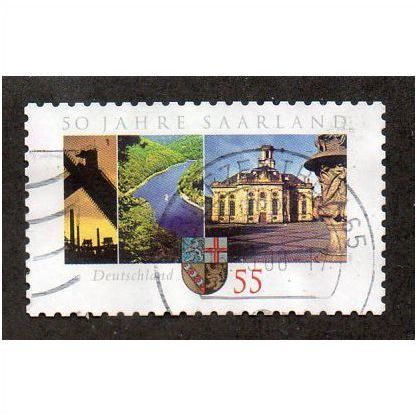 GER 2007 €0.55 (S/A) 'SAARLAND' FINE USED (EBID30-509)
