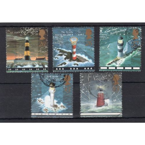 Sg2034 - Sg2038 LIGHTHOUSES SET VERY FINE USED BDO25