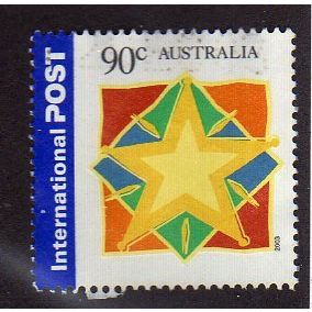 AUS 2003 90c 'PEACE AND GOODWILL' FINE USED (EBID44-016)