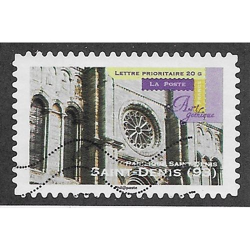 FRA 2011 (58c) 'GOTHIC ART - SAINT-DENIS 93' FINE USED (EBID56-620)
