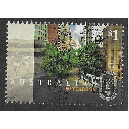 AUS 2006 $1.00 'MELBOURNE - 50 YEARS ON' FINE USED (EBID66-651)