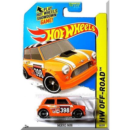 Hot Wheels - Morris Mini: HW Off Road 2015 - Road Rally #80/250 *Orange Edition*