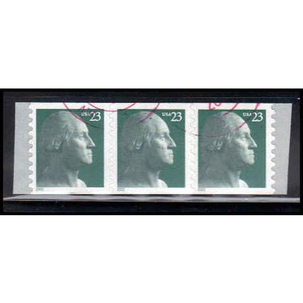 Used 3617 23c George Washington Fine CNP+1 Left V45 P/UL PA3862
