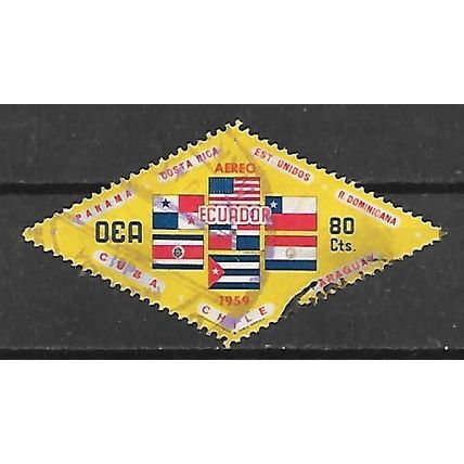Ecuador ( Equateur ) N° PA 354 YVERT OBLITERE ( USED )