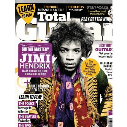 TOTAL GUITAR MAGZINE January 2016 JIMI HENDRIX