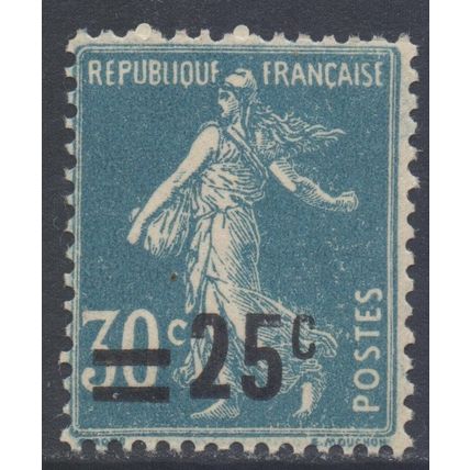 France SG433 - YT217, 1926 Type Sower 25c on 30c MH*