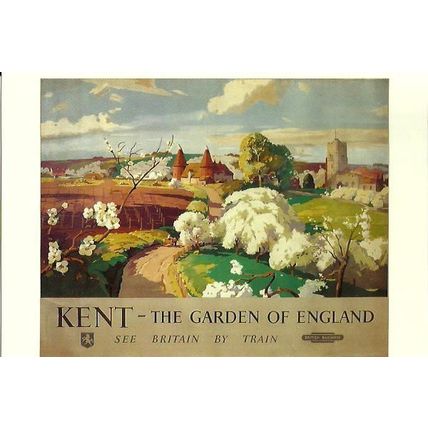 Advertising BRITISH RAILWAYS KENT Postcard (Mayfair BB 732)