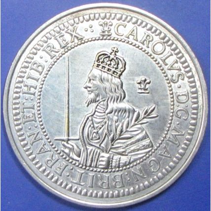 1643 King Charles, UK. Challenge Coin, Souvenir. Replica. 54a.