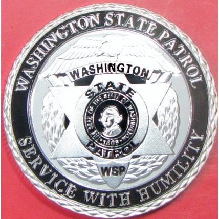 Washington State Patrol. Challenge Coin. Souvenir. 14b.