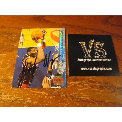 1997 Stadium Club. Autograph Card, HAKEEM OLAJUWON, w/COA, Rockets