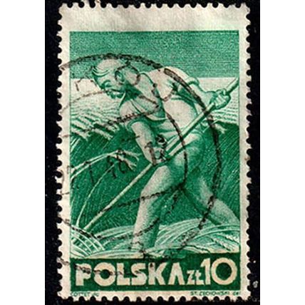 Poland 1947 Professions 10z Used Stamp