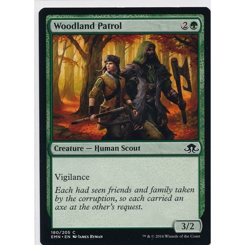 Magic the Gathering MTG Eldritch Moon 180/205 Woodland Patrol