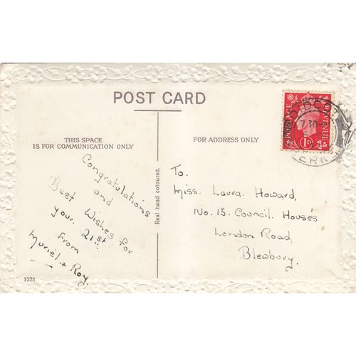 Vintage Colour Postcard - Many Happy Returns - Windsor Castle