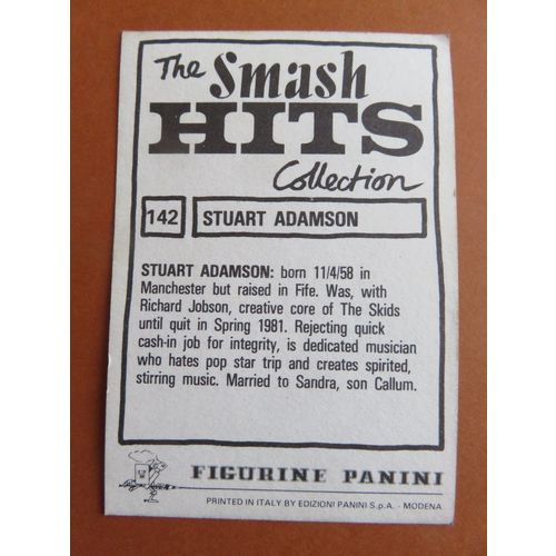 Smash Hits 1984 Panini Sticker No 142 Stuart Adamson