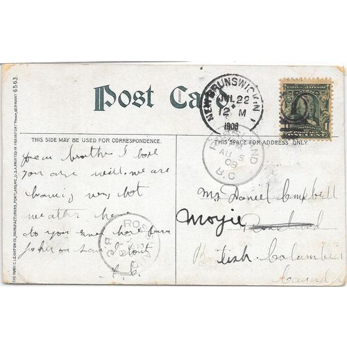 Moyie + Rossland, BC cancels 1908,