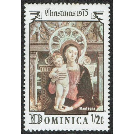 Dominica 1975 Christmas ½c Multicoloured SG482 MM