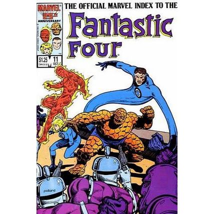 Fantastic Four (Vol 1) Official Marvel Index to # 011 VFN- AMERICAN COMICS