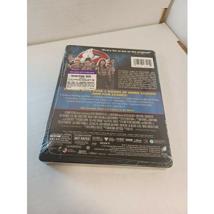 Ghostbusters (2016) Steelbook (Blu-ray)NEW (Sealed)..Box Packing w/Track