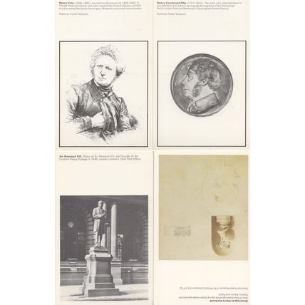 Henry Carbould Cole 4x Royal Mail History Museum Postcard s