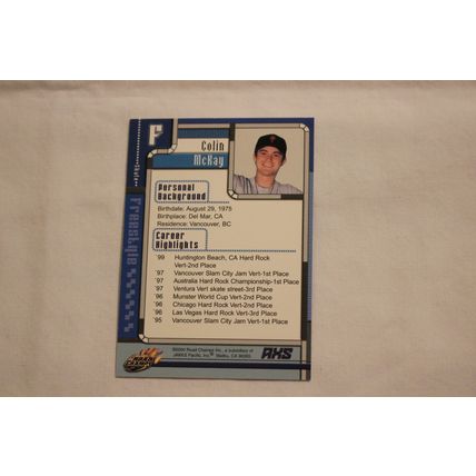 Colin McKay 2000 Road Champs AXS FREESTYLE
