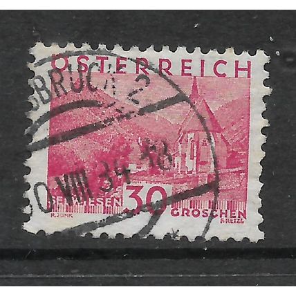 AUSTRIA 1932 LANDSCAPES 30g RED SG 684 FINE USED#