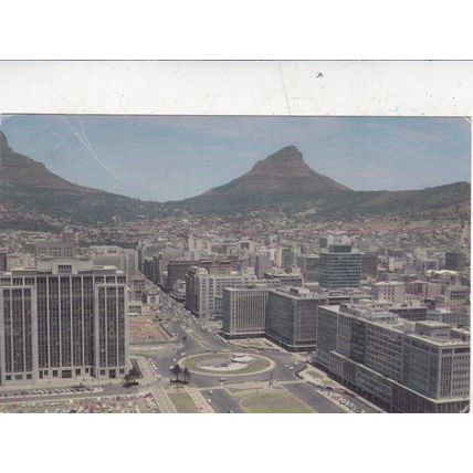 Johannesburg South Africa postcard posted creased