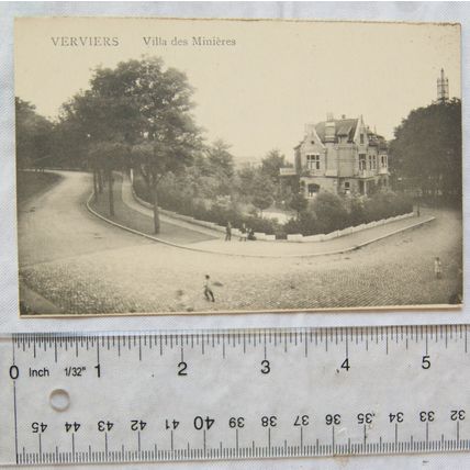 vintage postcard Verviers, Belgium, Villa des Minières