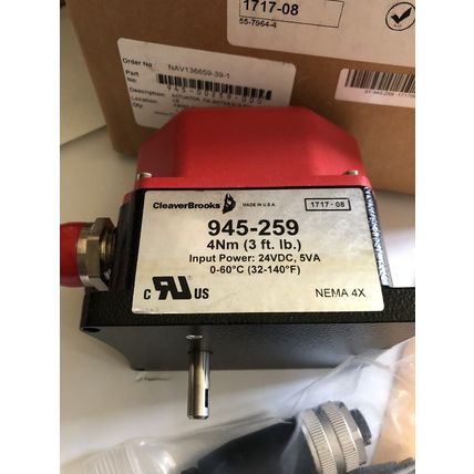 New CLEAVER BROOKS 945-259 4Nm motor, 945259,1717-08,AN