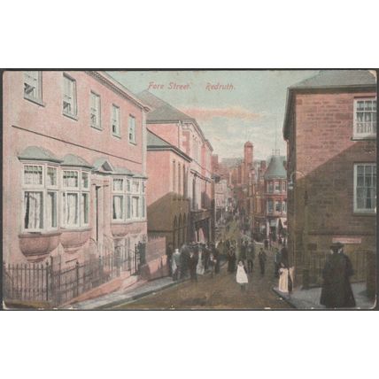 Fore Street, Redruth, Cornwall, 1905 - Empire Series Postcard