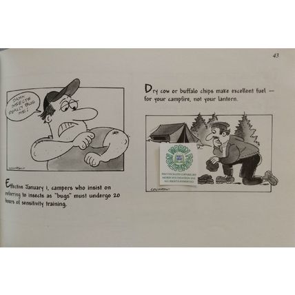 EVERYTHING YOU NEVER WANT TO KNOW ABOUT CAMPING CARTOON HUMOR by BRUCE COCHRAN