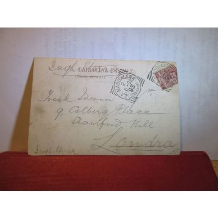 GIUSEPPE GARIBALDI, ITALIAN REVOLUTIONARY, used antique postcard ITALY 1902 pm =
