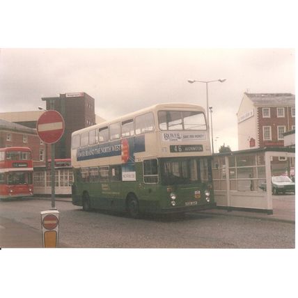 Colour Photograph of Blackburn Borough Transport Ltd. - FCK 24Y