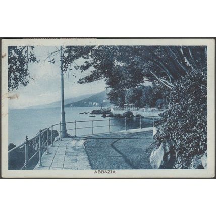 Abbazia, 1928 - Dietrich Cartolina