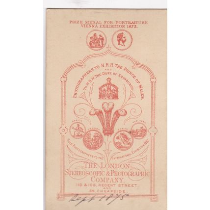 VICT. CDV PHOTO -MAN WEARING CHECK SUIT BY THE LONDON STEREOSCOPIC CO