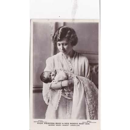 B79 H.R.H. PRINCESS MARY AND BABY SON, GEORGE HENRY HUBERT LASCELLES