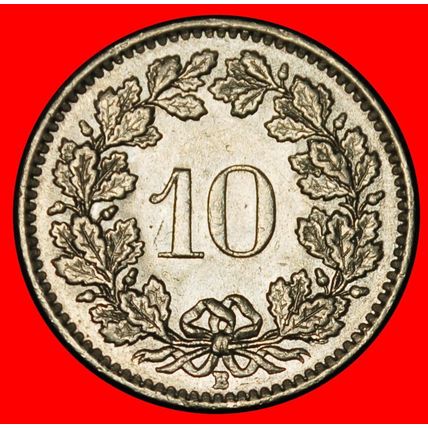 Ⰶ LIBERTY (1879-2025): SWITZERLAND★10 RAPPEN 1964B DIES I+A★LOW START★NO RESERVE