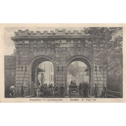 Verdun St Paul Tor Bicycles Antique French Postcard