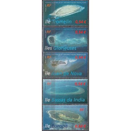 TAAF 2007 Yvert 472 - 476 Neuf ** Cote (2017) 10.50 € Les îles Eparses