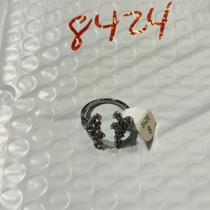 NIB Bomb Party Sz8 BP Ring RBP8244 She Flies Free LC Morganite Hematite Pl