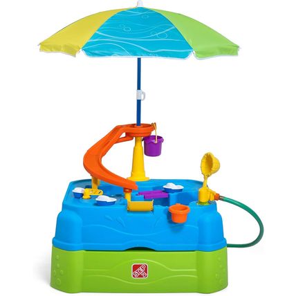 Step2 Waterpark Wonders Two-Tier Water Table, Kids Water Activity Sensory Playse