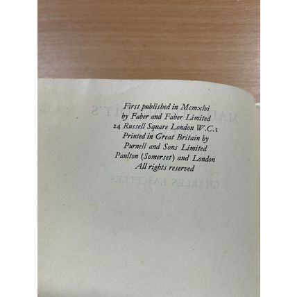 1946 CHARLES LASCELLES "MADAME BENOIT'S SECRET" FICTION HARDBACK BOOK (P3)