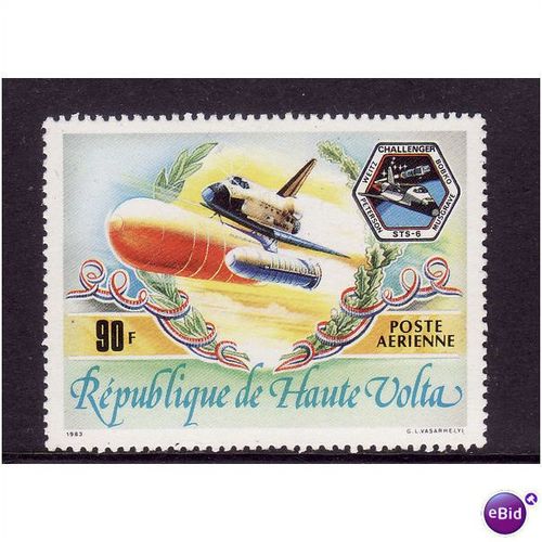 REP DE HAUTE VOLTA 1983 90f CHALLENGER U/M MINT