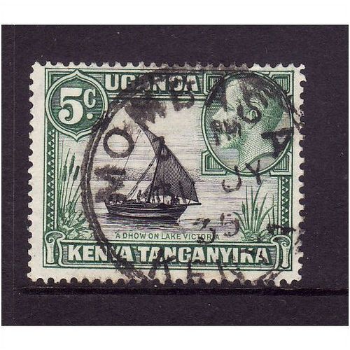 Kenya Uganda & Tanganyika 1935 5c Black and Green SG 111 Fine used