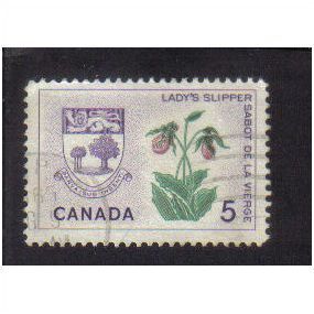 1964 canada provinvcial badge prince edward island 5c f/u sg549